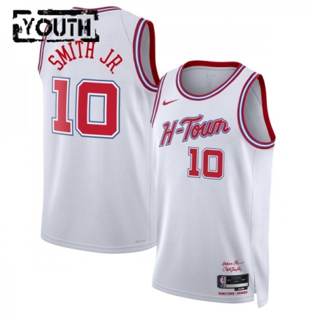 Dres Houston Rockets Jabari Smith Jr Nike 2025-26 City Edition Bijela Swingman - Dječji